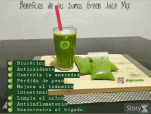 Green Juice Juice Mix GIF