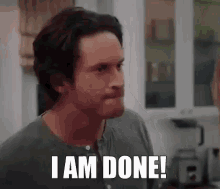Done GIF - I Am Done Done Finished GIFs