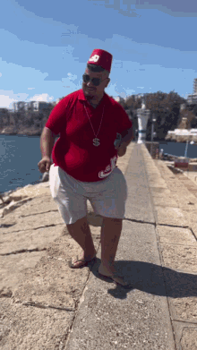 Fat Turkish Guy Dancing Belly Dance GIF