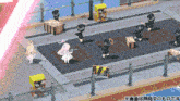 a screenshot of a video game with chinese writing on the bottom right