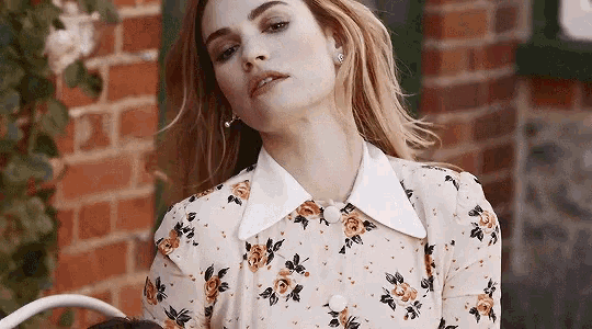 Mamma Mia Lily James GIF - Mamma Mia Lily James Peace Out