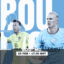a poster for a soccer game between manchester city and chelsea