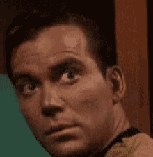 Kirk Is Checking It Out - Star Trek: The Original Series GIF - Star Trek The Original Series GIFs