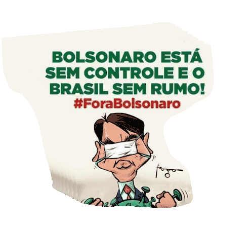 Brasil A Deriva Mandrião Sticker - Brasil A Deriva Mandrião Bolsonaro Corrupto Stickers