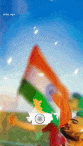 Hindustan Avi Flag Avi GIF - Hindustan Avi Flag Avi Avi Flag GIFs