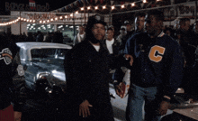 ice cube says we got a problem here in front of a crowd