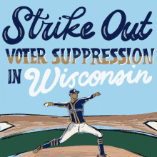 Wisconsin Votes I Voted GIF - Wisconsin Votes I Voted Strike Out GIFs