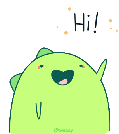 Hi Green Sticker - Hi Green Monster Stickers