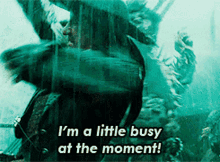 Pirate Busy GIF - Pirate Busy Barbossa GIFs