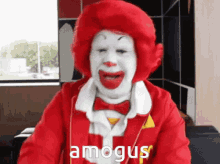 Ronald Mcdonald Among Us GIF - Ronald Mcdonald Among Us Amogus GIFs