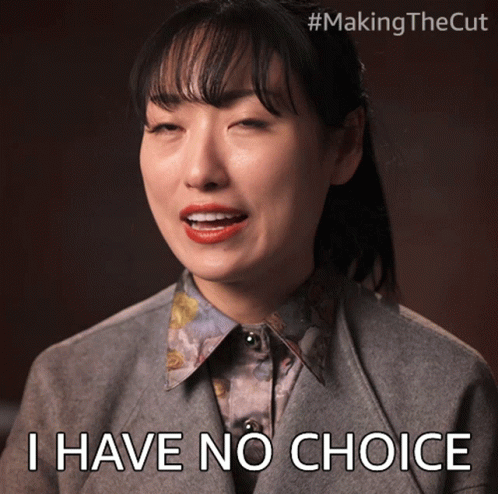I Have No Choice Sienna Li GIF - I Have No Choice Sienna Li Making The Cut GIFs