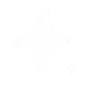 a white star with a purple outline on a white background .
