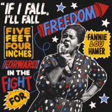 Fannie Lou Hamer If I Fall I Fall GIF - Fannie Lou Hamer If I Fall I Fall Five Feet Four Inches GIFs