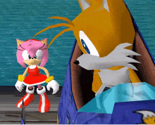 Sonic Adventure 2 Boy Am I Glad To See You GIF - Sonic Adventure 2 Boy Am I Glad To See You Amy Rose GIFs