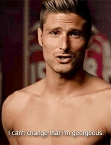 Olivier Giroud I Cant Change That Im Gorgeous GIF - Olivier Giroud I Cant Change That Im Gorgeous Gorgeous GIFs