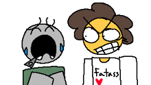 a drawing of a man wearing a mask and a steu shirt