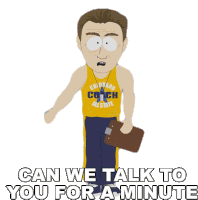 Can We Talk To You For A Minute Basketball Coach Sticker - Can We Talk To You For A Minute Basketball Coach South Park Stickers