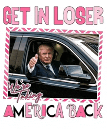 Trump Car Loser 2024 Donald Trump GIF - Trump Car Loser 2024 Trump Donald Trump GIFs