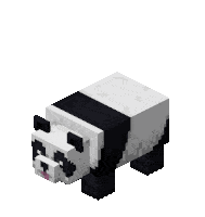 Panda Minecraft Sticker - Panda Minecraft Stickers