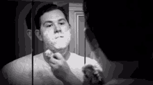Lathering Face Lathering GIF - Lathering Face Lathering Wet Shave GIFs