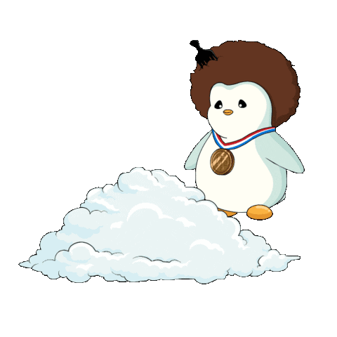 Snow Jump Sticker - Snow Jump Penguin Stickers