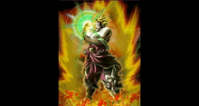 a picture of a cartoon character with a lot of power
