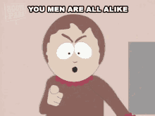 You Men Are All Alike Sharon Marsh GIF - You Men Are All Alike Sharon Marsh South Park GIFs