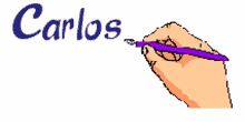carlos write name carlos moment carlosk