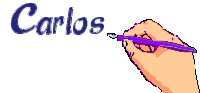 Carlos Write Sticker - Carlos Write Name Stickers