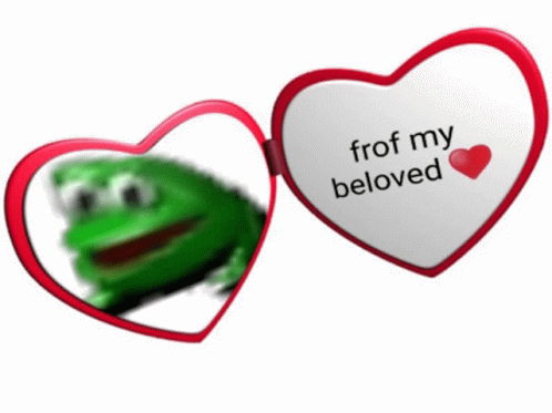 Frof Frog GIF - Frof Frog Heart - Discover & Share GIFs