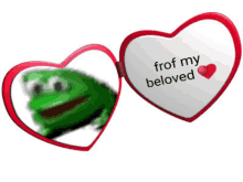 Frof Frog GIF - Frof Frog Heart GIFs