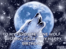 wolf happy birthday howling