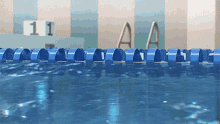 akebi chan swimming pool water animation