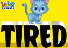 Tired Tired Cat GIF