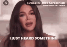 Nurtec Odt Khloe Kardashian GIF - Nurtec Odt Khloe Kardashian I Just Heard Something Amazing GIFs
