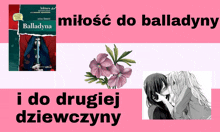 a book called balladyna is being advertised in a foreign language