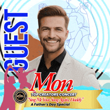 a poster for a top creators concert