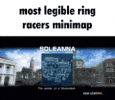 a screenshot of a video game that says " most legible ring racers minimap "