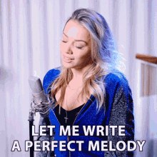 Let Me Write A Perfect Melody Emma Heesters GIF - Let Me Write A Perfect Melody Emma Heesters Melukis Senja Song GIFs