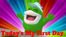 Smg4 Fishy Boopkins GIF - Smg4 Fishy Boopkins Todays My First Day GIFs
