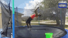 backflip fail trampoline jumping in trampoline fail collab