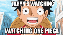 Taryn Watching GIF - Taryn Watching One Piece GIFs