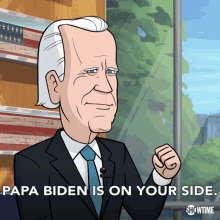 Papa Biden Is On Your Side Jeff Bergman GIF - Papa Biden Is On Your Side Jeff Bergman Joe Biden GIFs