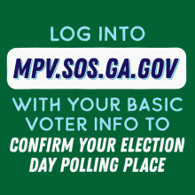 log in gov voter voter info confirm your election day polling place