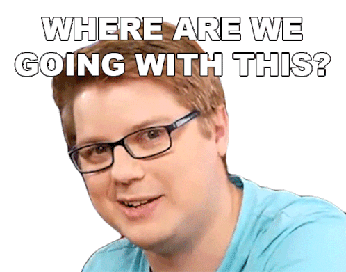 Where Are We Going With This Chad Bergström Sticker - Where Are We Going With This Chad Bergström Chadtronic Stickers