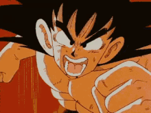 Goku Golpea A Picoro En El Estomago GIF - Putazo Golpe Goku GIFs