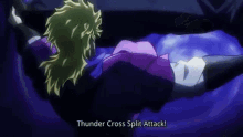 Jojo Thunder Cross Split Attack GIF - Jojo Thunder Cross Split Attack Phantom Blood GIFs