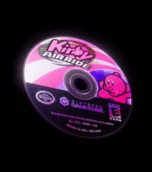 a nintendo gamecube kirby air ride disc