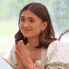 Clapping Sydney GIF - Clapping Sydney The Great Canadian Baking Show GIFs