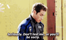 Power Rangers Sky Tate GIF - Power Rangers Sky Tate Seriously Dont Test Me Or Youll Be Sorry GIFs